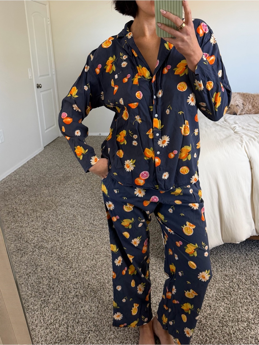 Old Navy citrus pajama set